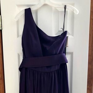 BNWT White by Vera Wang Bridesmaid’s Dress, Dark Purple, size 12